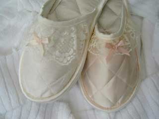 Style 305 Satin & Lace Slippers