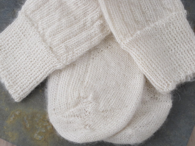 kid mohair bedsocks